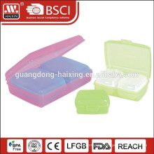 rectangular take-out food container compartment